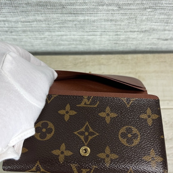 Louis Vuitton Monogram Porte Monnaie Billets Tresor Wallet ✅COA Included - Picture 15 of 16